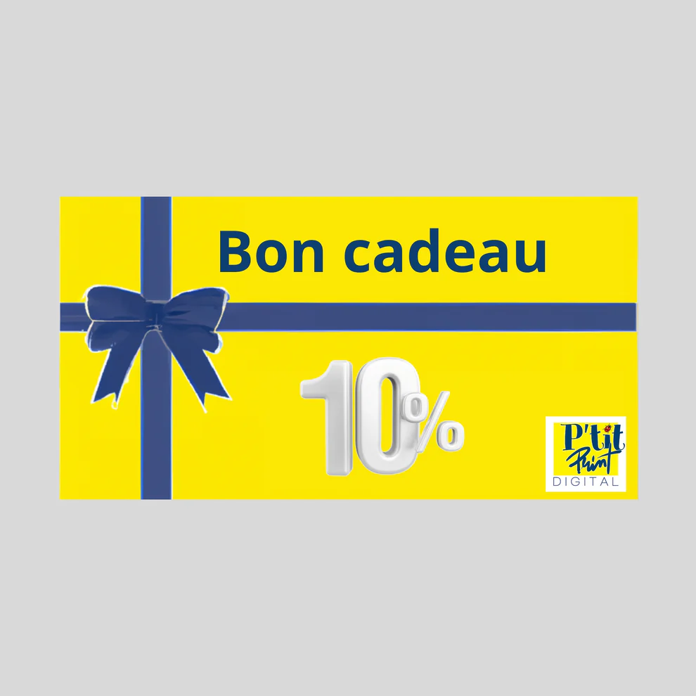 Bon cadeau - imprimerie charleroi